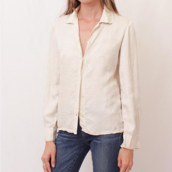 Ivory patterned button down - Picture 11 of 12